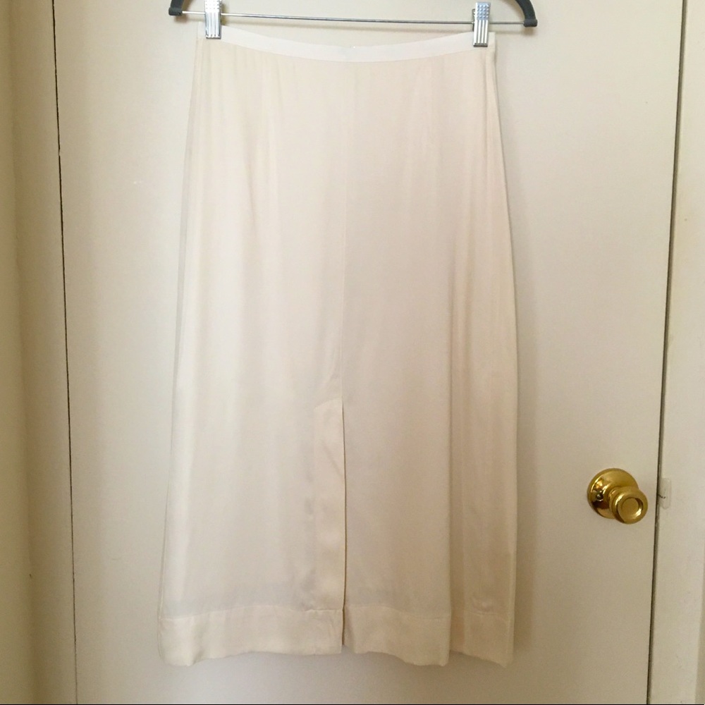 NWOT Uniqlo Satin Midi Skirt
